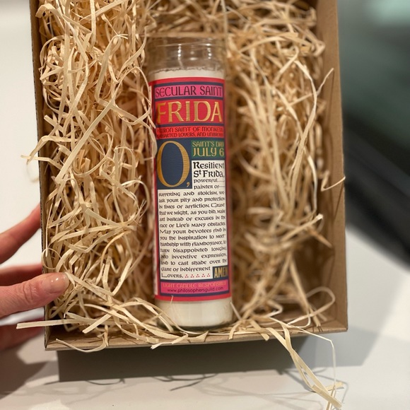 Secular Saints Frida Kahlo Prayer Candle - Picture 3 of 6